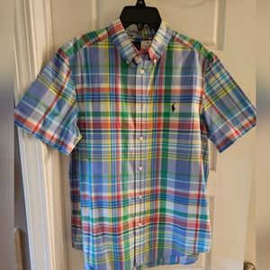 Polo Ralph Lauren Geometric Poplin Shirt (XL-18/20)